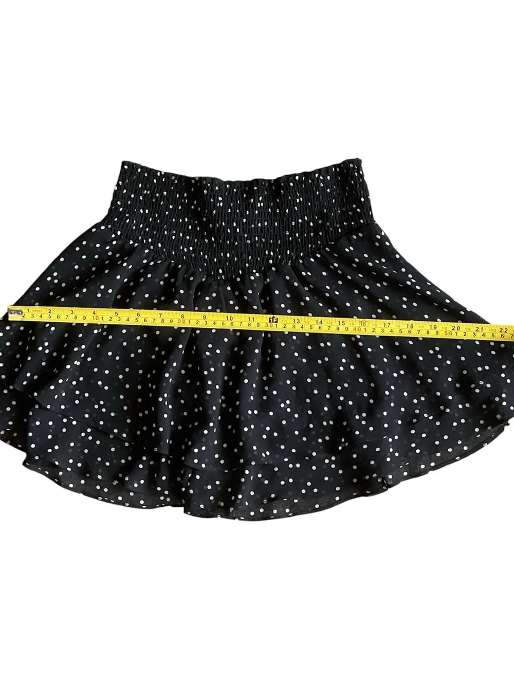 Urban Outfitters UO Ciara Flowy Printed Polka Dot Skort Size SP